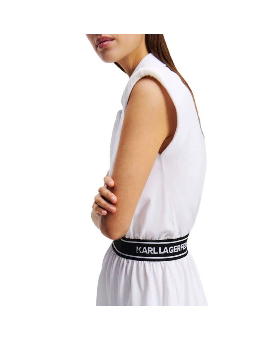 Karl Lagerfeld White Short Dresses