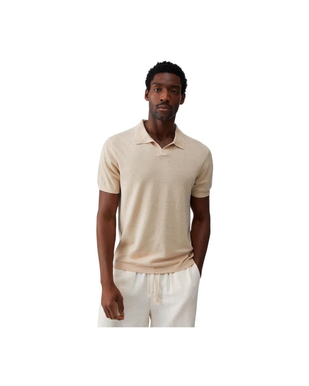 Liu Jo Natural Polo Shirts for men
