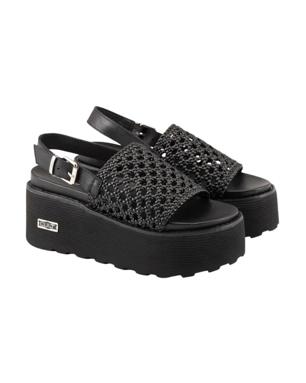 Cult Black Wedges