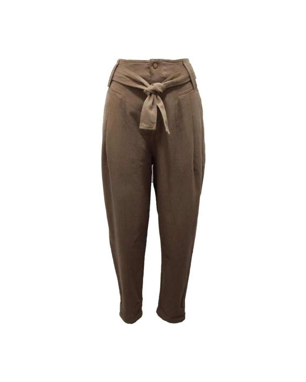 Twinset Brown Straight Fit Jeans