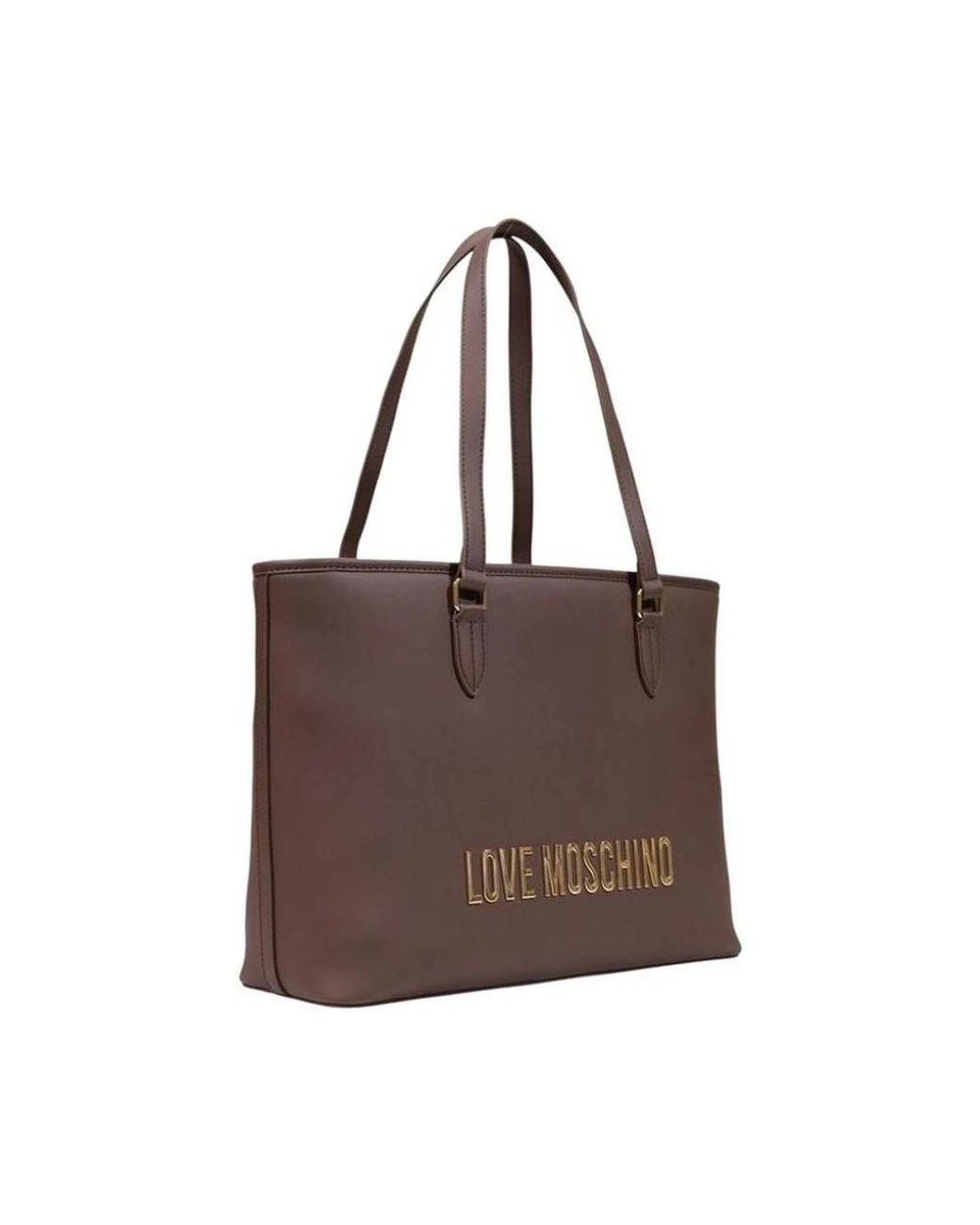 Love Moschino Brown Shopping Bags