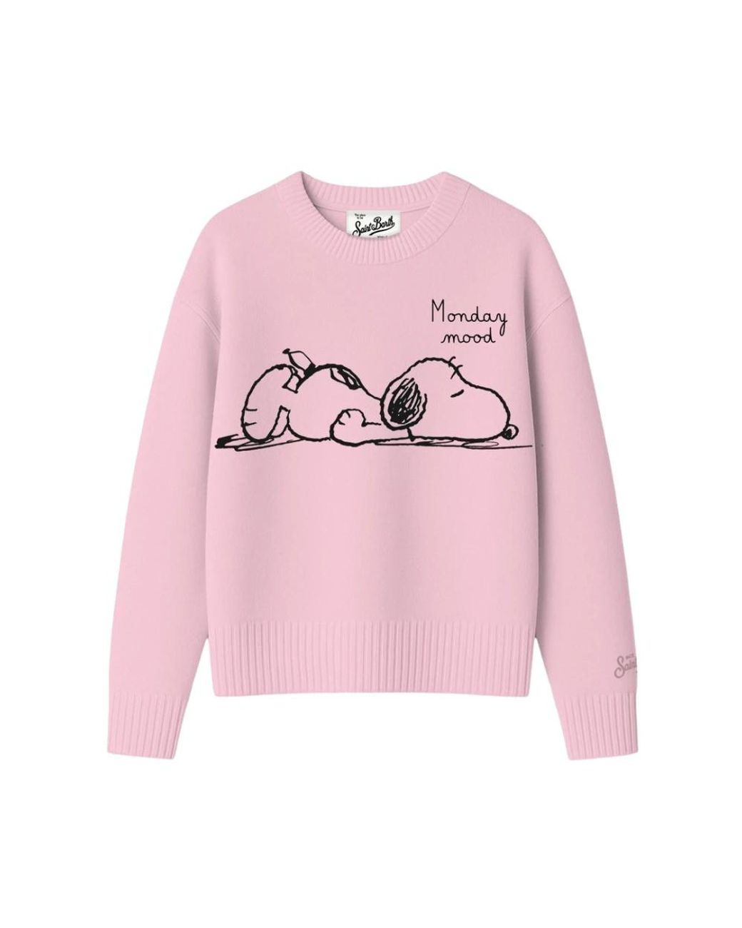 Mc2 Saint Barth Pink Round-Neck Knitwear
