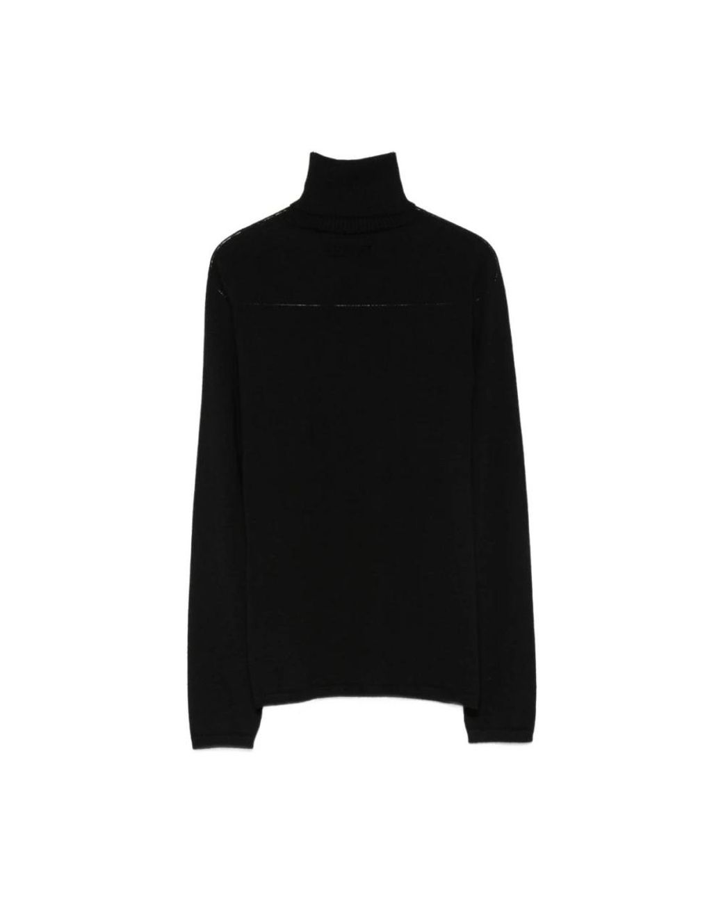 D.exterior Black Turtlenecks