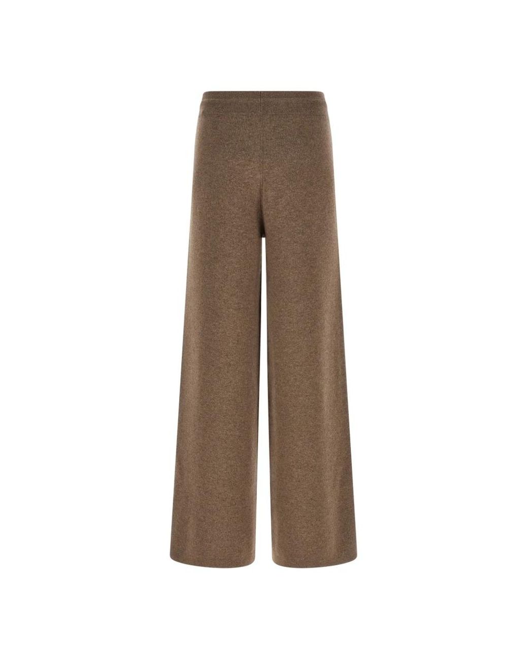 Agnona Brown Wide Trousers