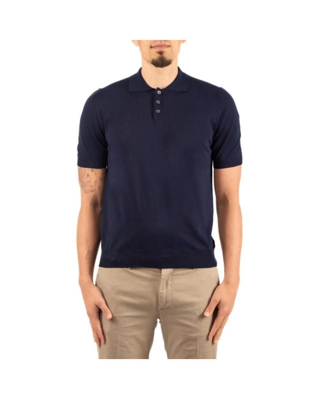 hindustrie Blue Polo Shirts for men