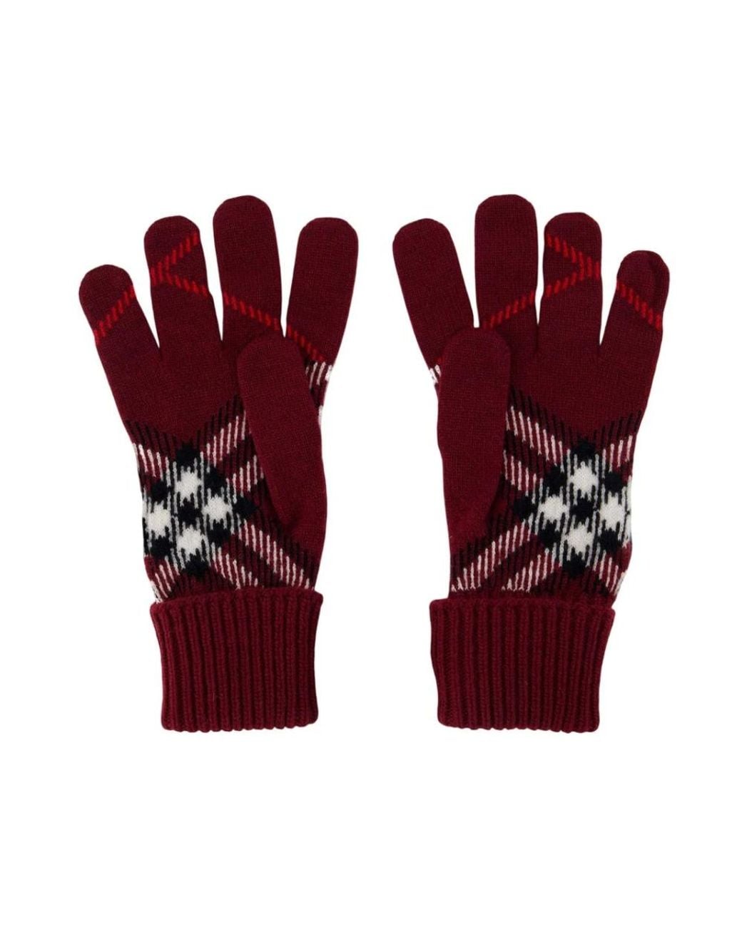 Burberry Red Gloves