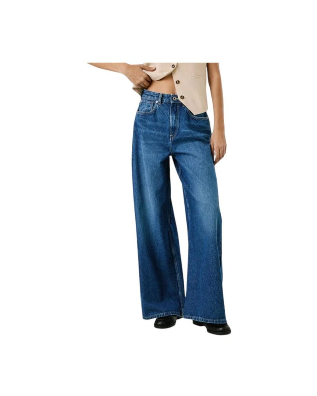 Pepe Jeans Blue Wide Jeans