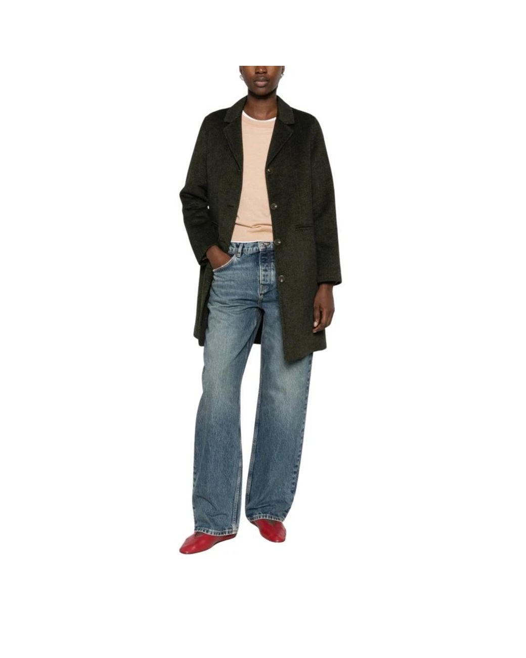 Yerse Black Single-Breasted Coats