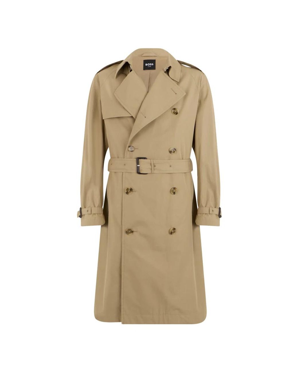 Boss Natural Trench Coats for men