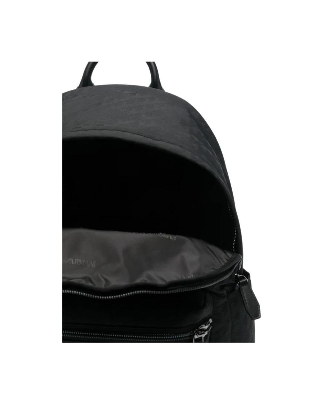 Emporio Armani Black Backpacks for men