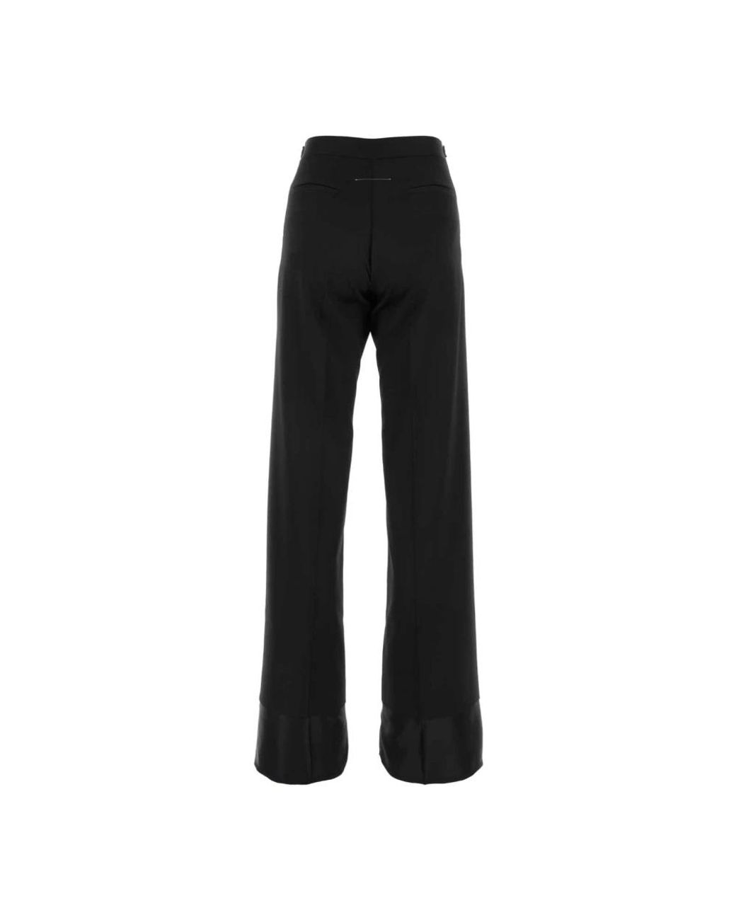 MM6 by Maison Margiela Black Wide Trousers