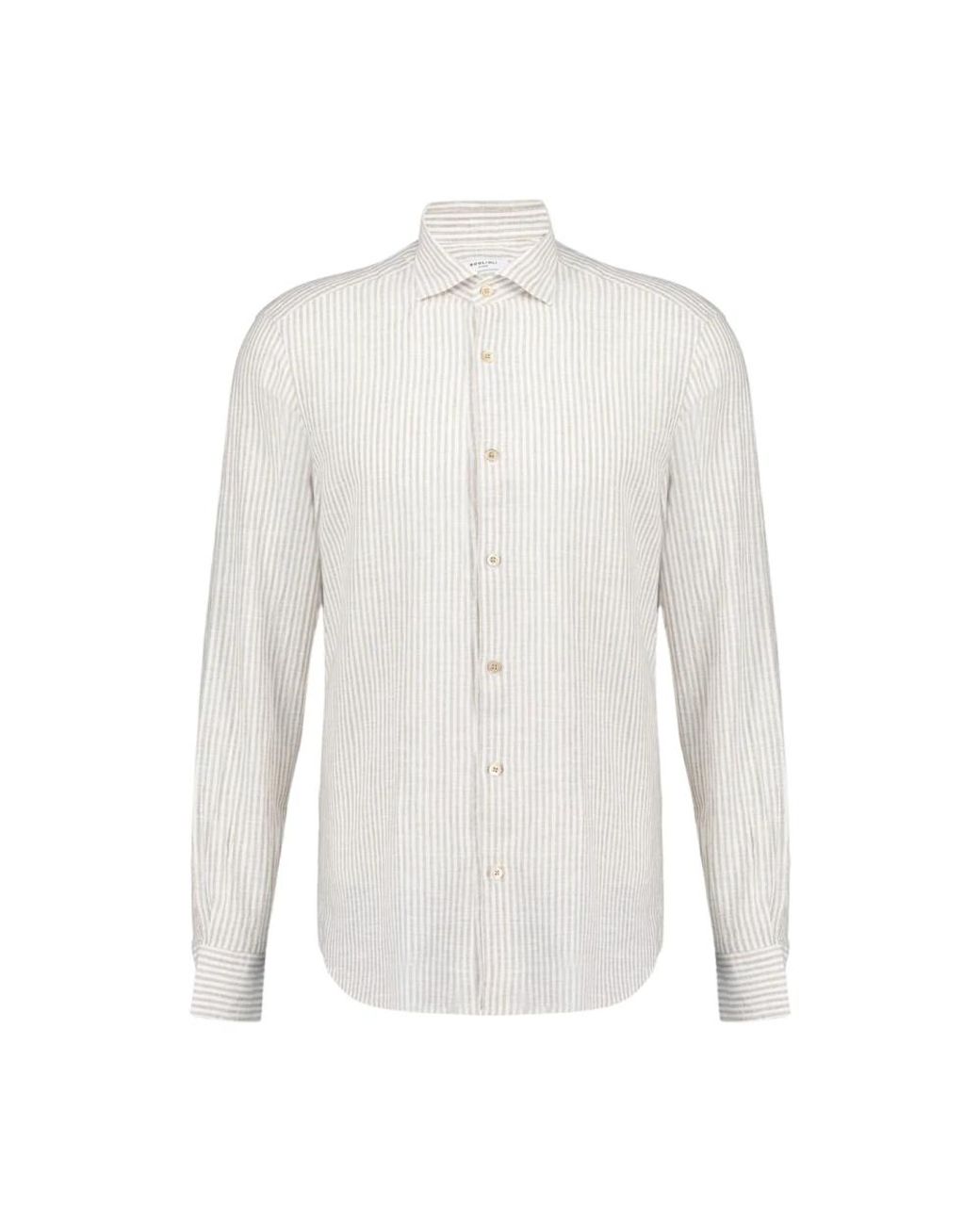 Boglioli White Casual Shirts for men