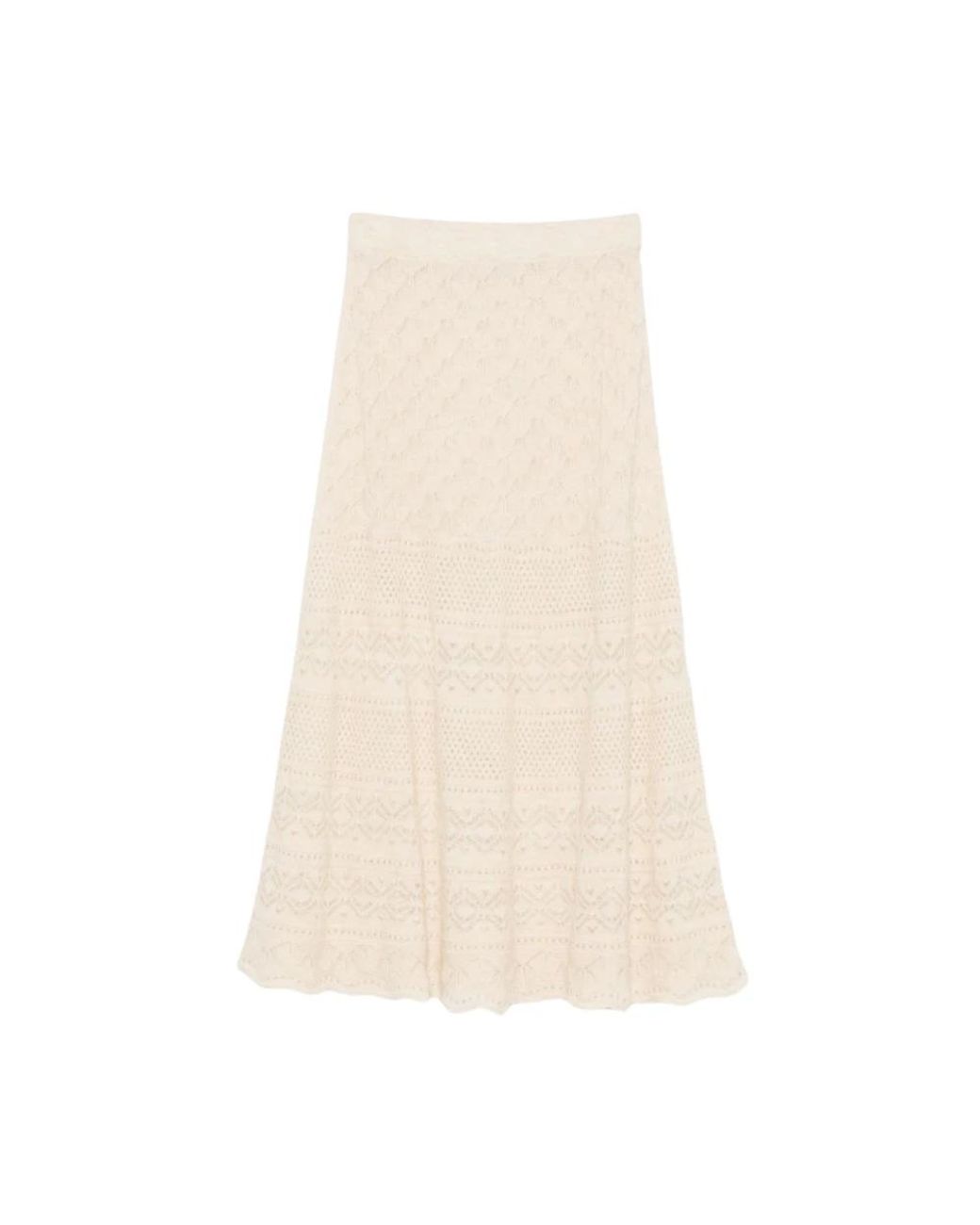D.exterior Natural Midi Skirts