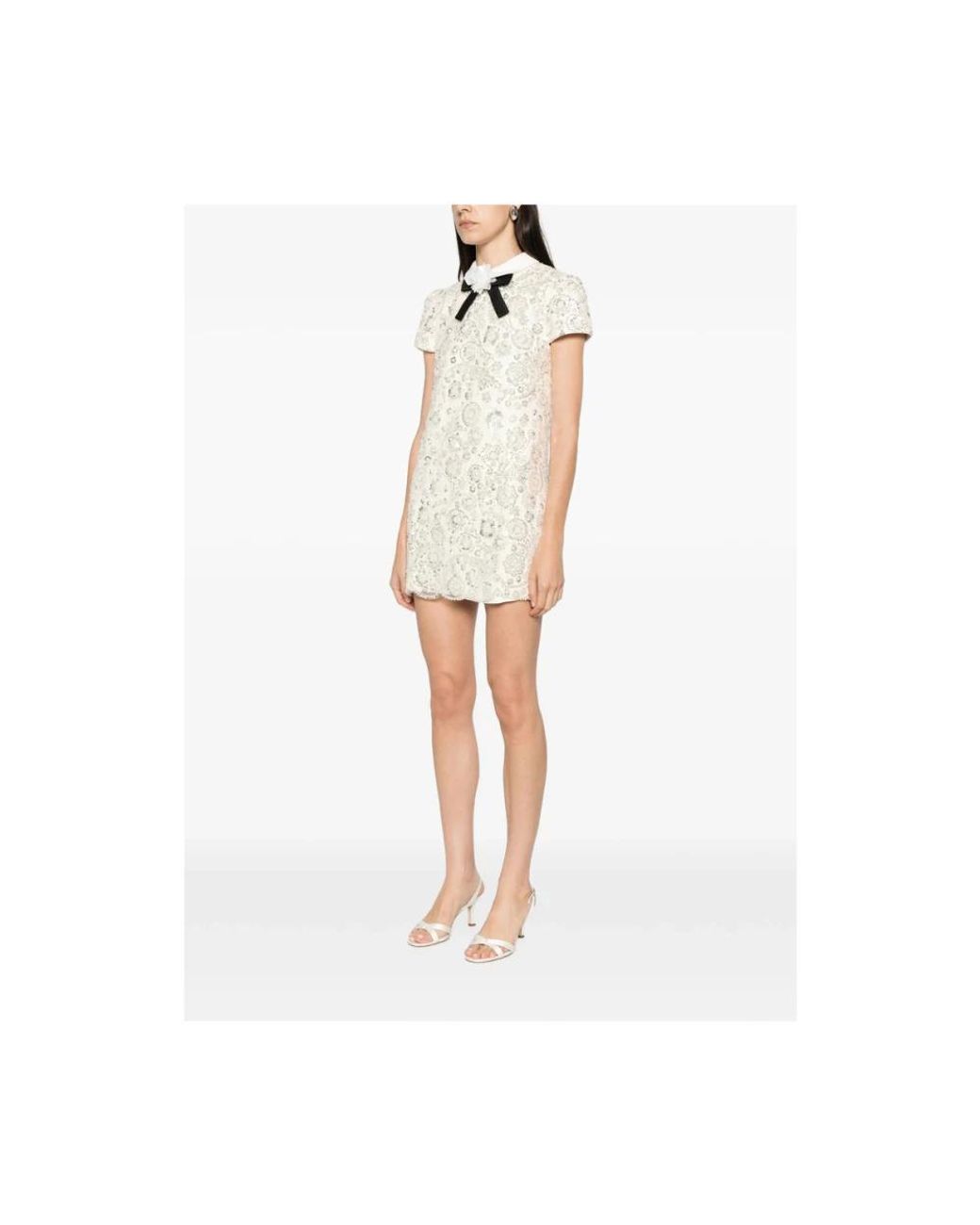 Self-Portrait White Neutrals Dresses