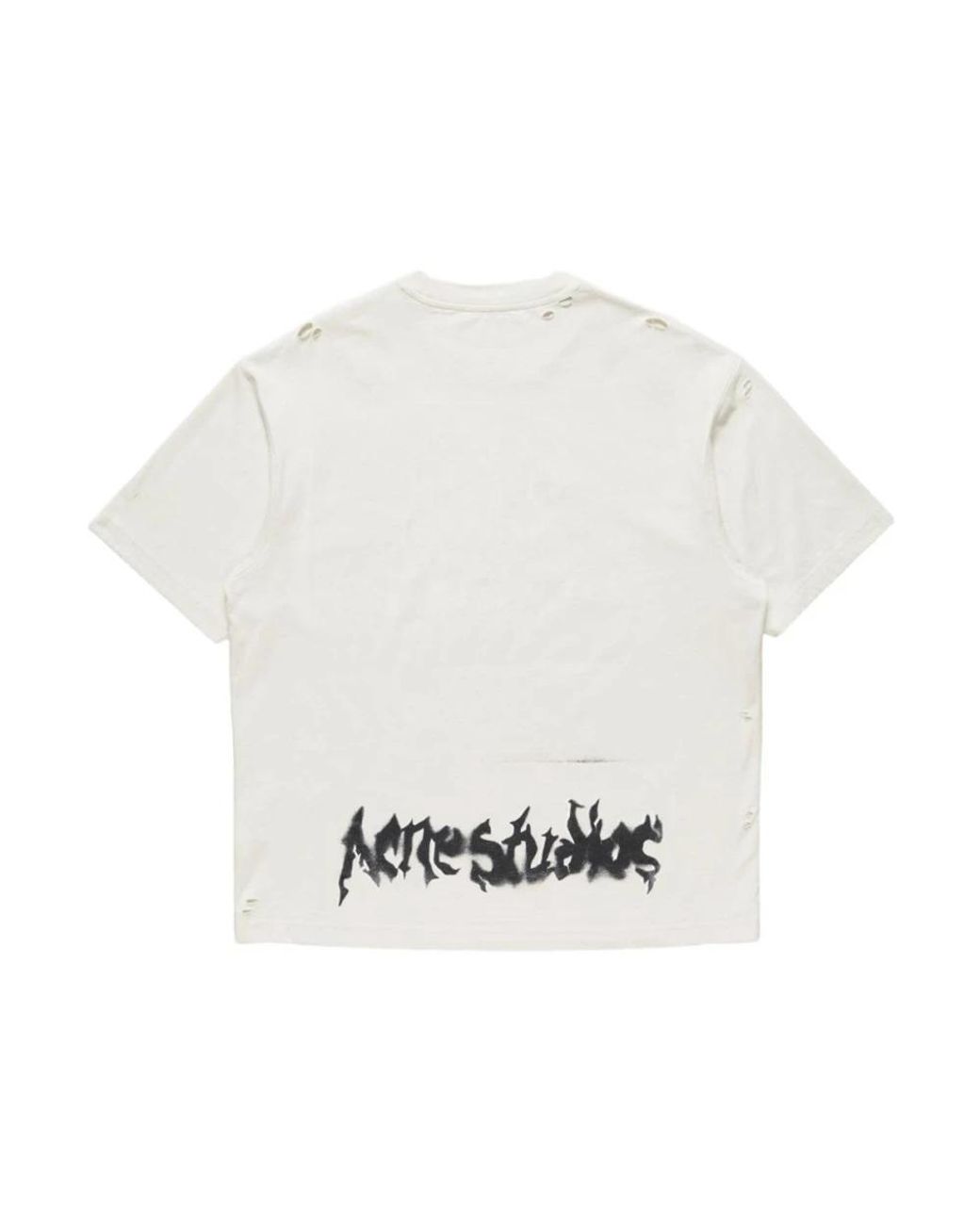 Acne White T-Shirts for men