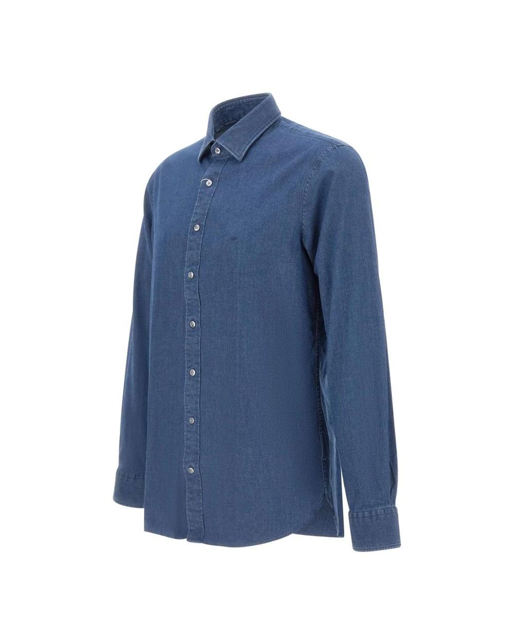 Michael Kors Blue Denim Shirts for men