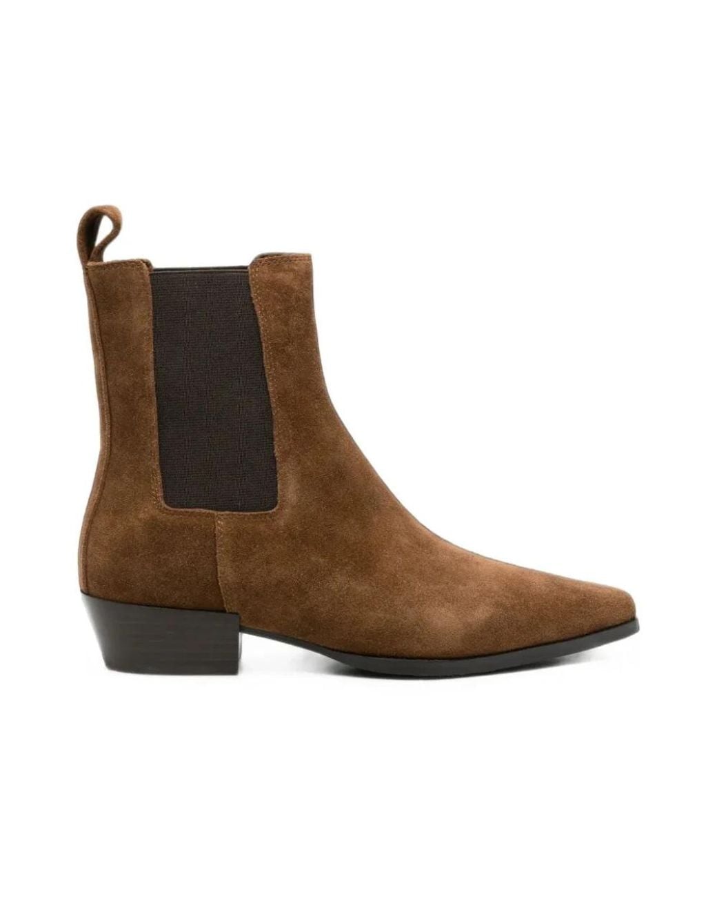 Strategia Brown Cowboy & Biker Boots