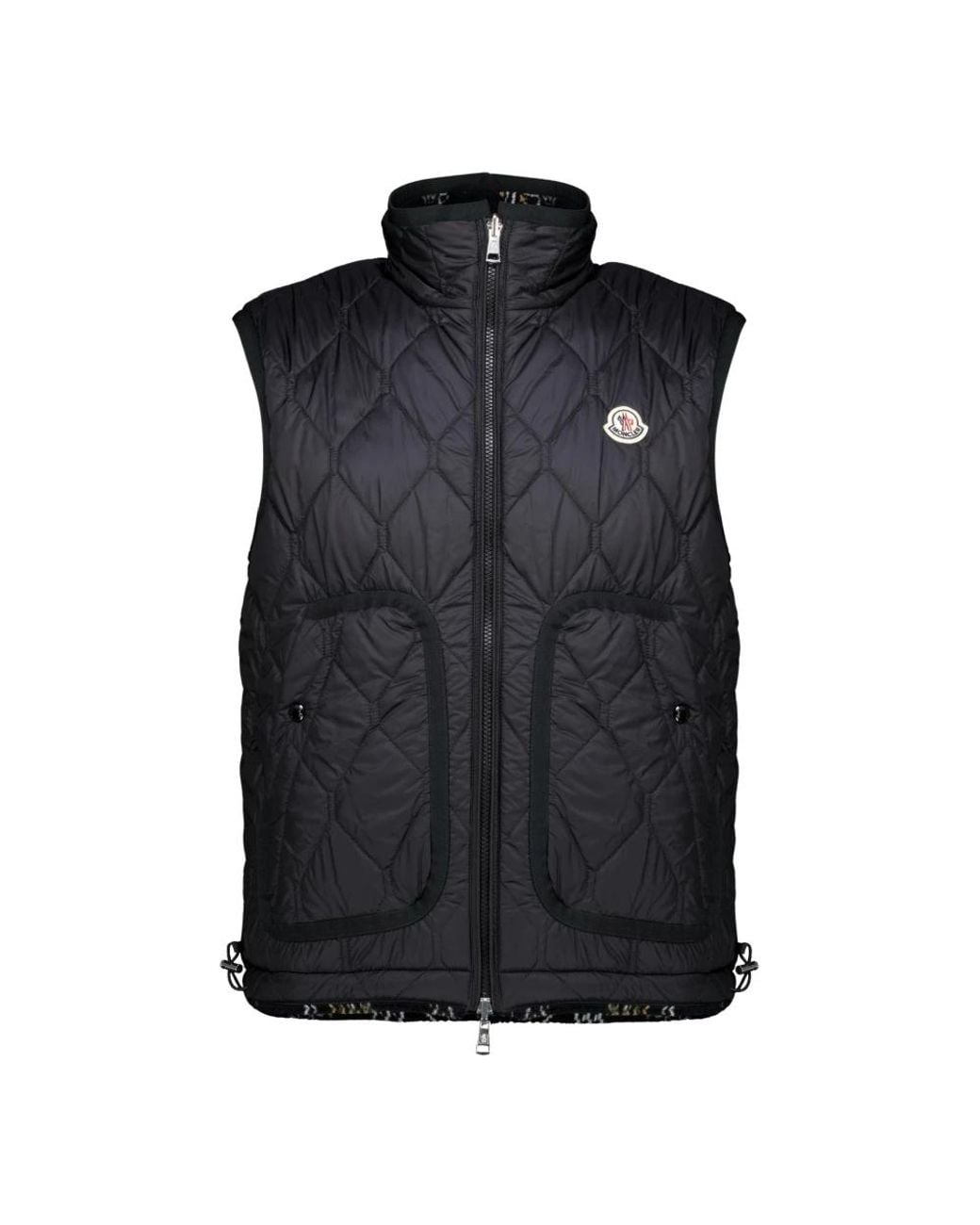 Moncler Black Waistcoats for men
