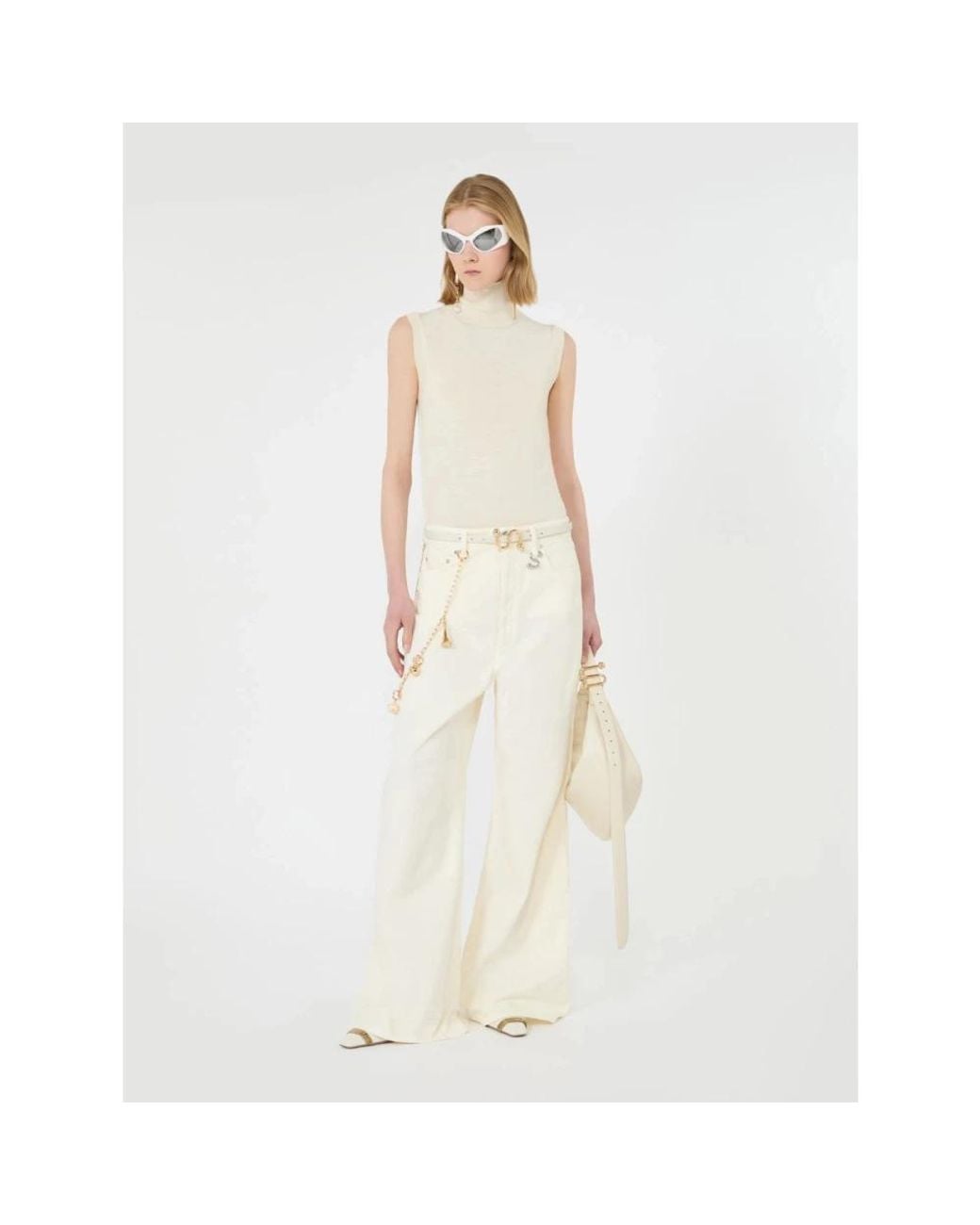 Sportmax White Turtlenecks