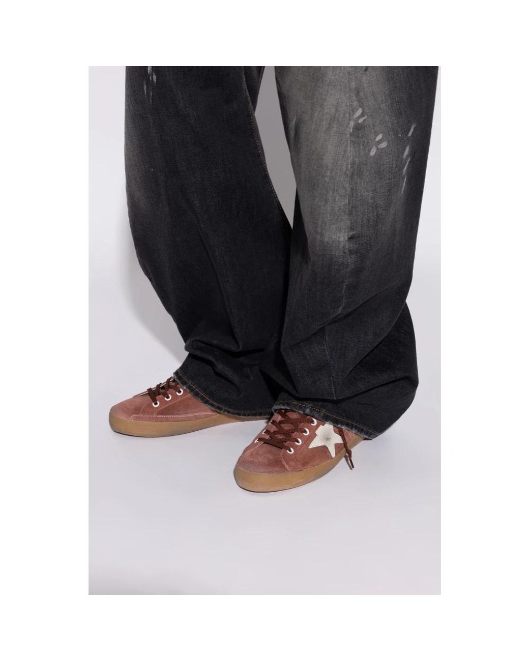 Golden Goose Deluxe Brand Brown Sneakers for men