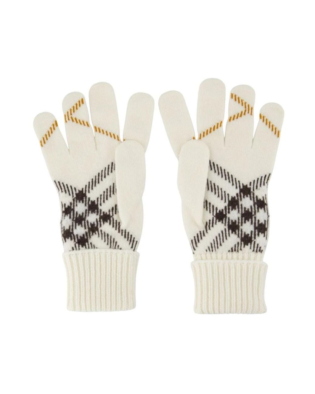 Burberry Metallic Gloves