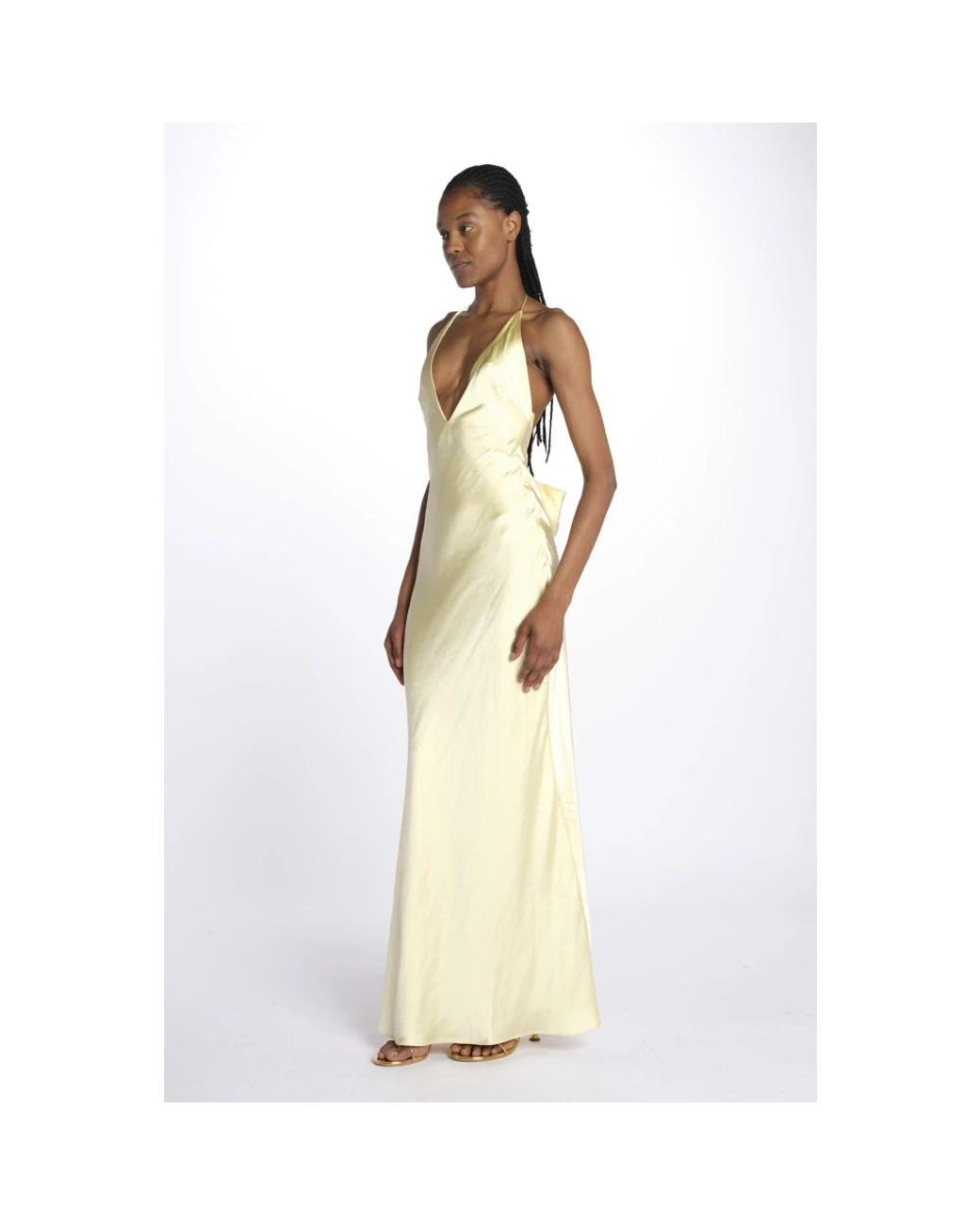 Misha Metallic Gowns