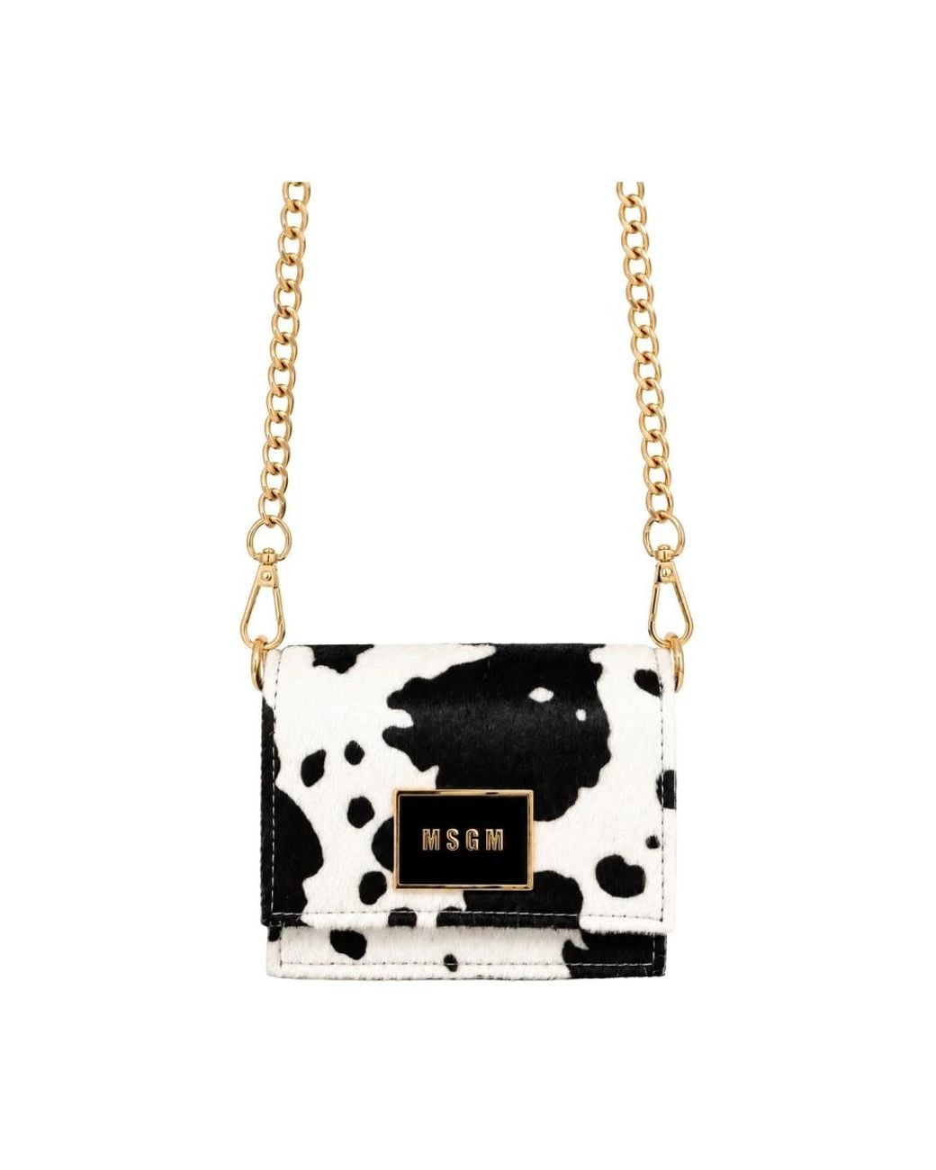 MSGM Black Cross Body Bags