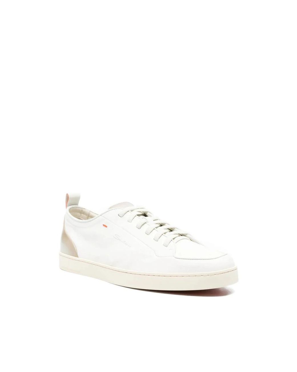 Sneakers Santoni de hombre de color White