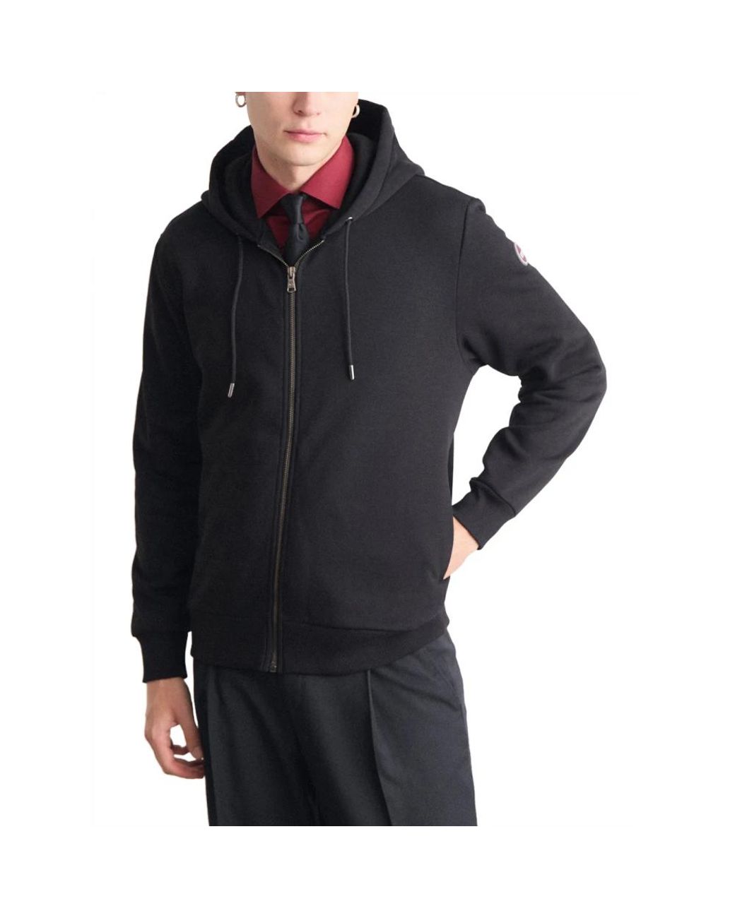 Colmar Black Zip-Throughs for men