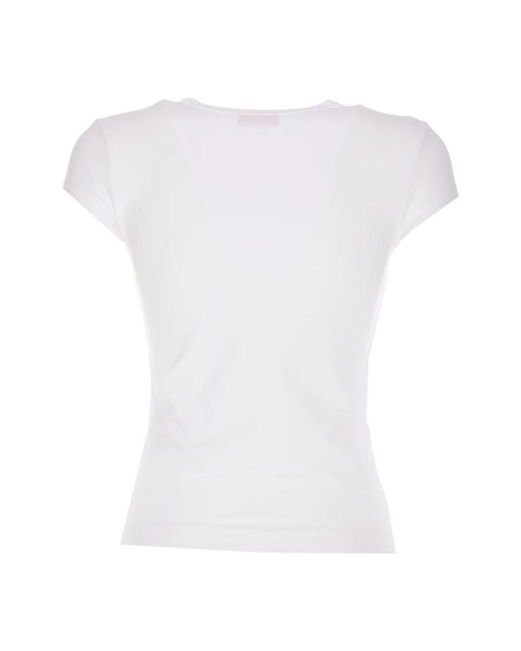 DIESEL T-angie T-shirt With Peekaboo Logo White
