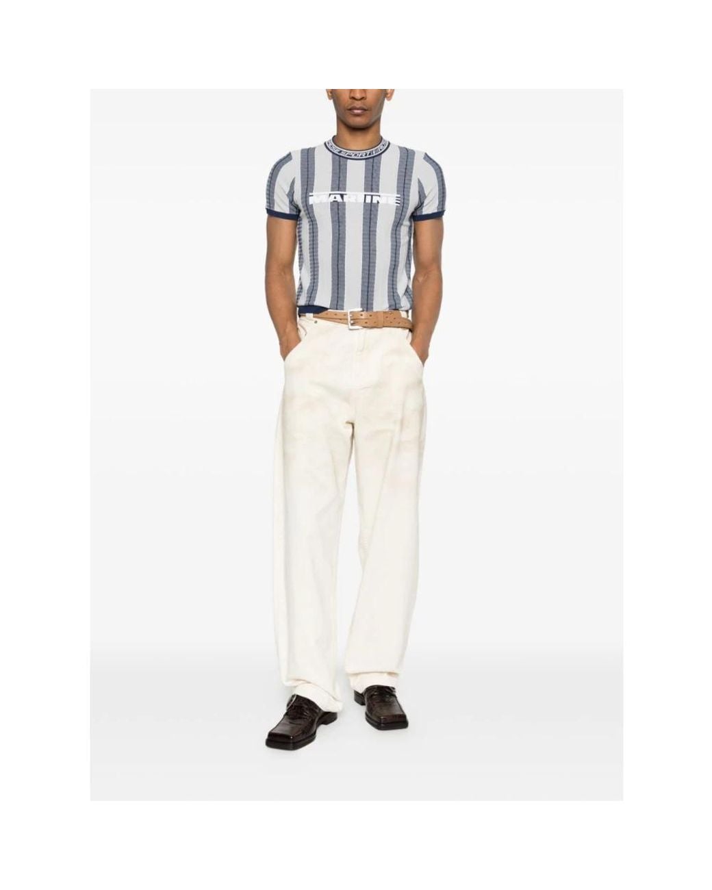 Martine Rose Blue Polo Shirts for men