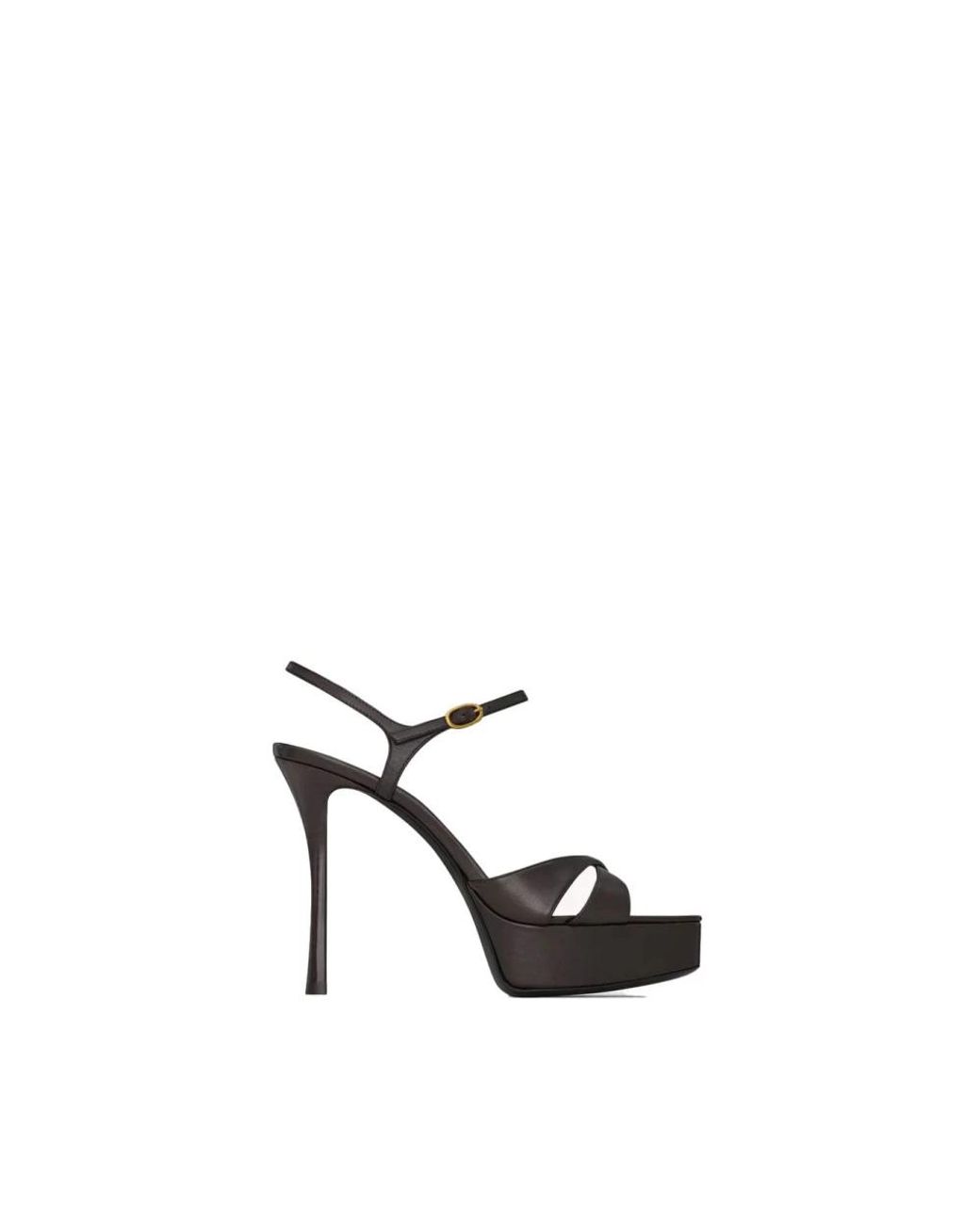 Saint Laurent Brown High Heel Sandals