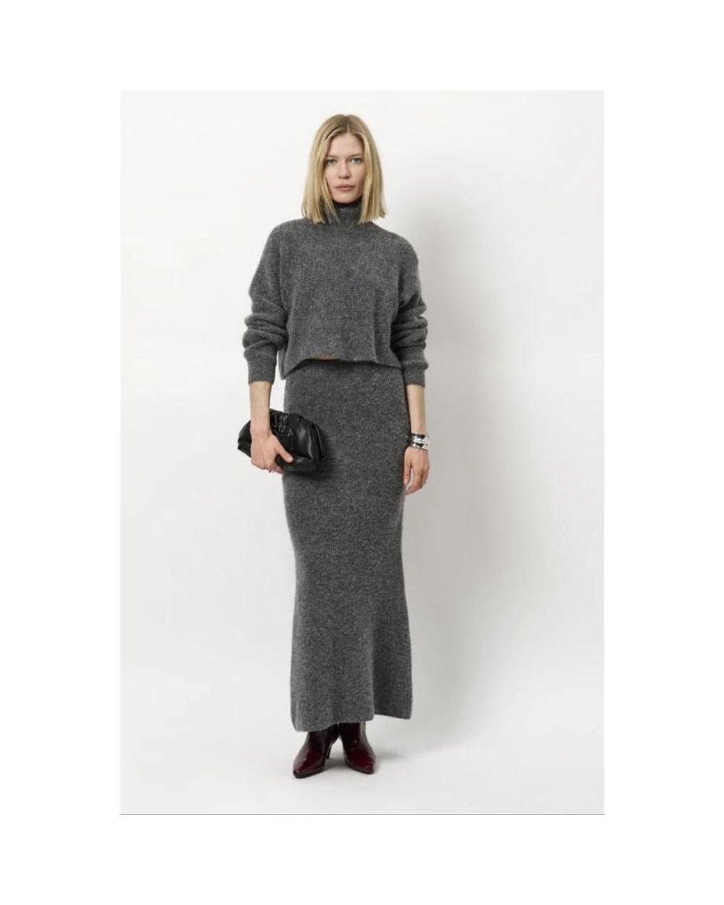 Dante 6 Gray Maxi Skirts