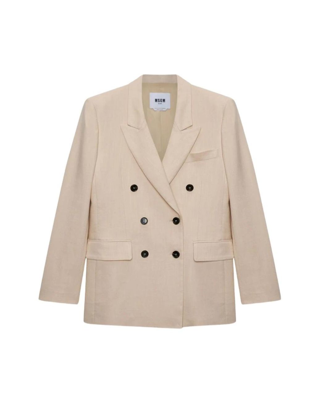Blazers MSGM en coloris Natural