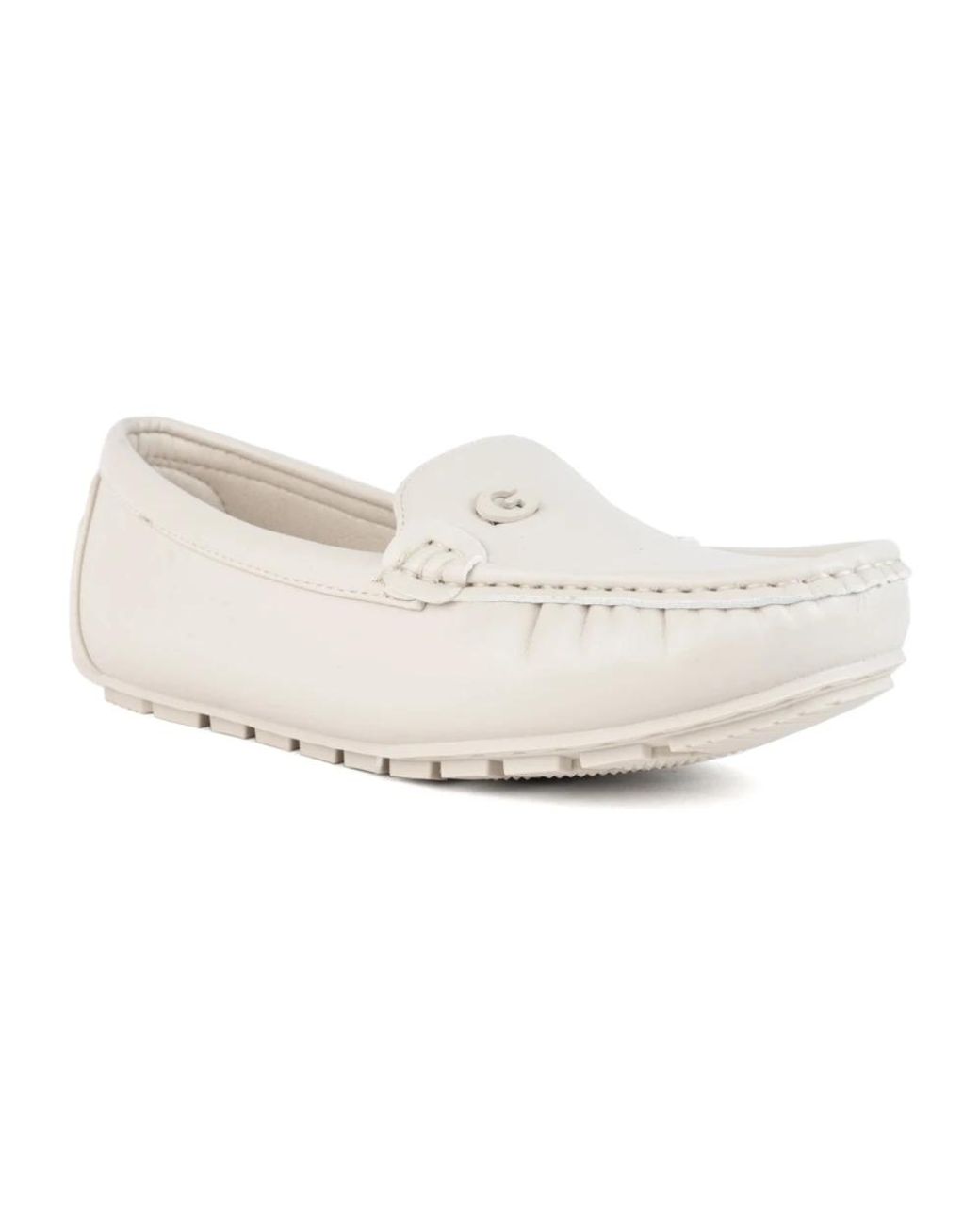Stella York White Loafers