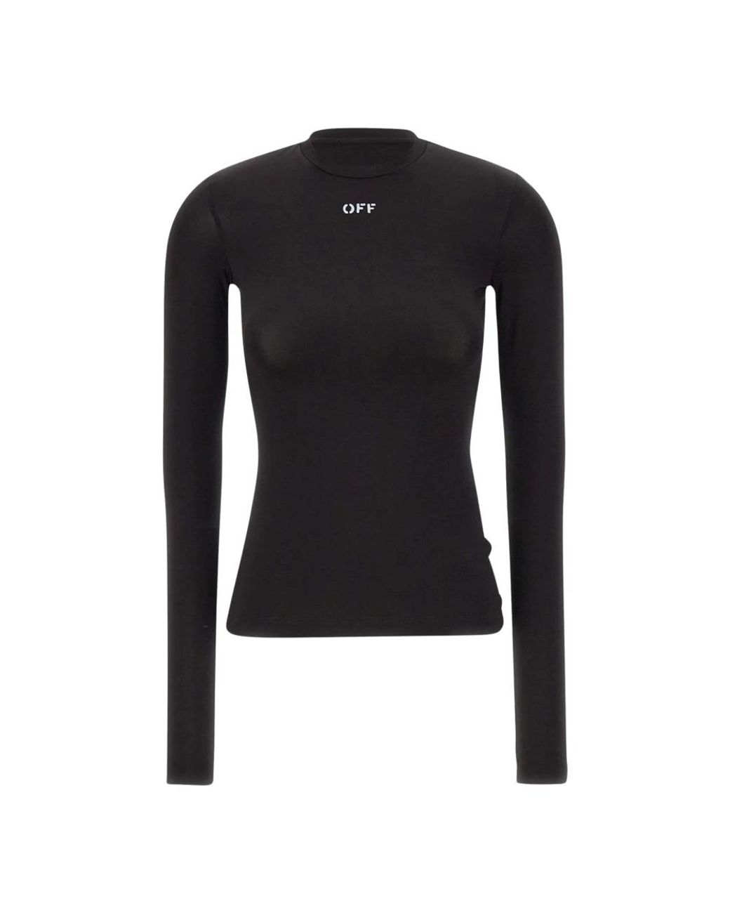 Off-White c/o Virgil Abloh Black Long Sleeve T-Shirts