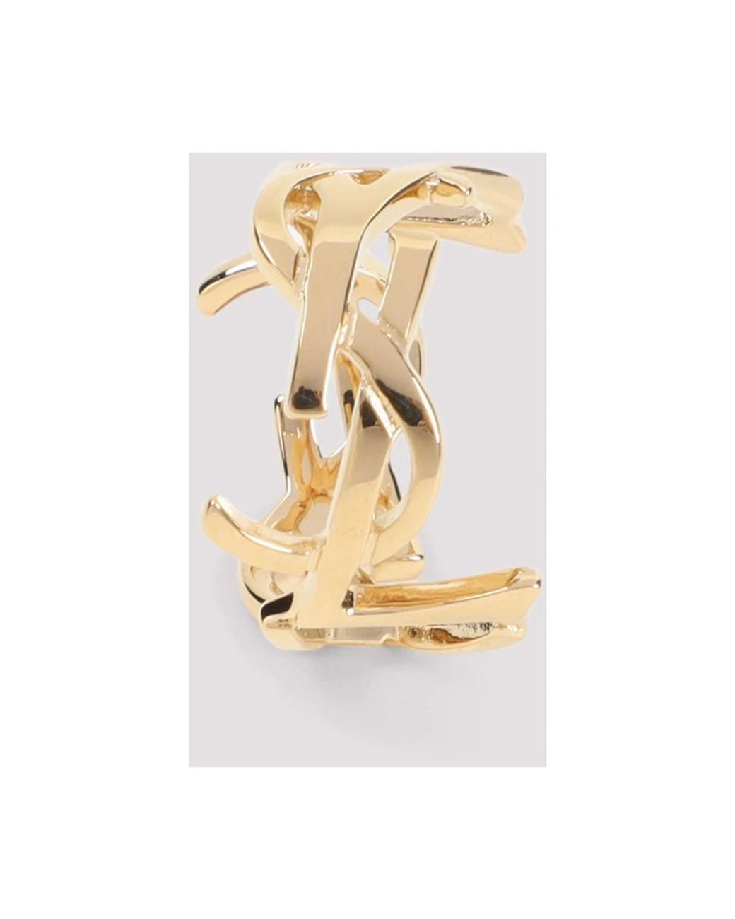 Saint Laurent Metallic Cassandre Ring