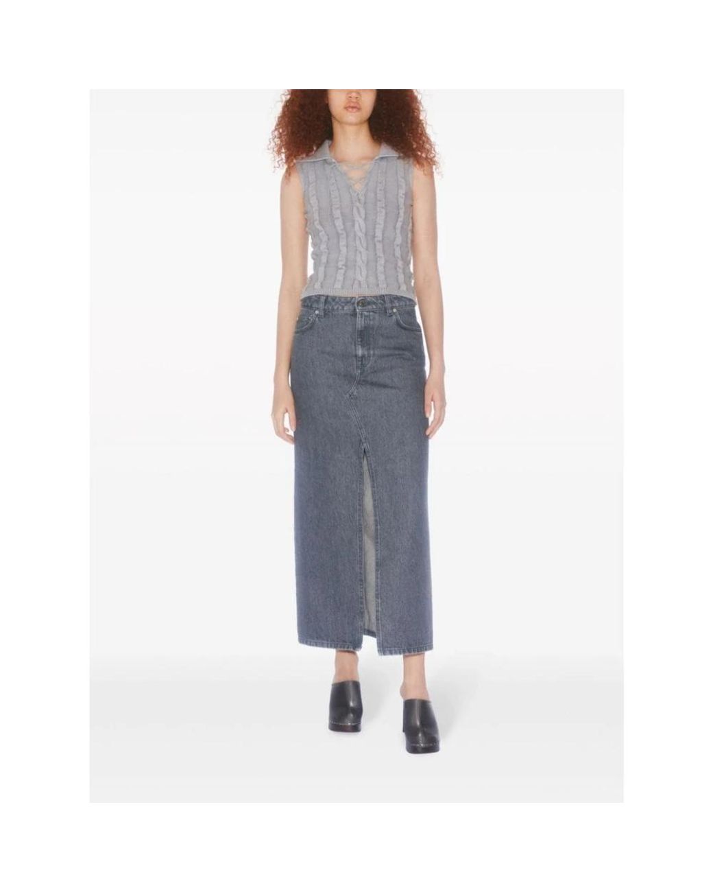 Filippa K Blue Denim Skirts