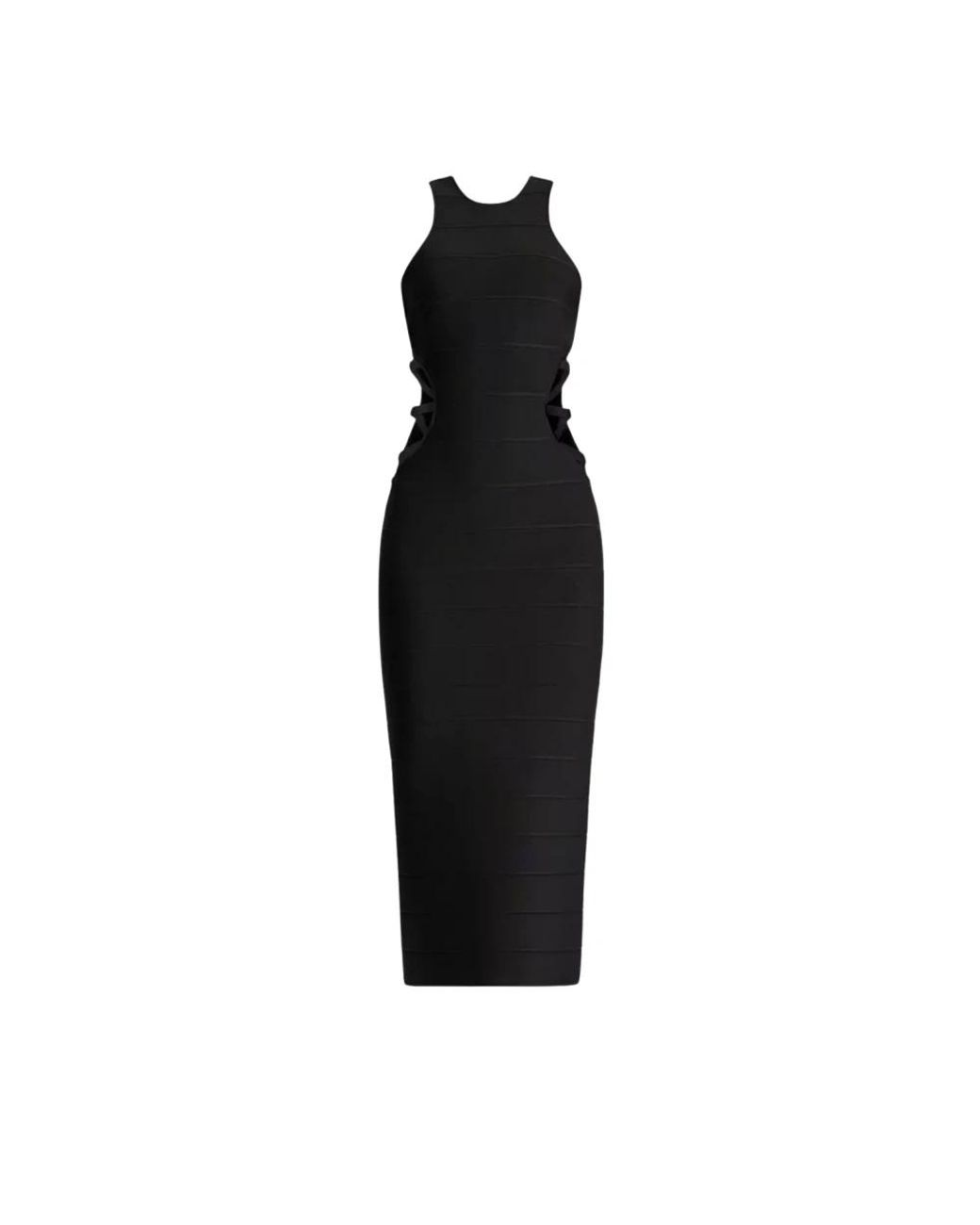Hervé Léger Black Midi Dresses