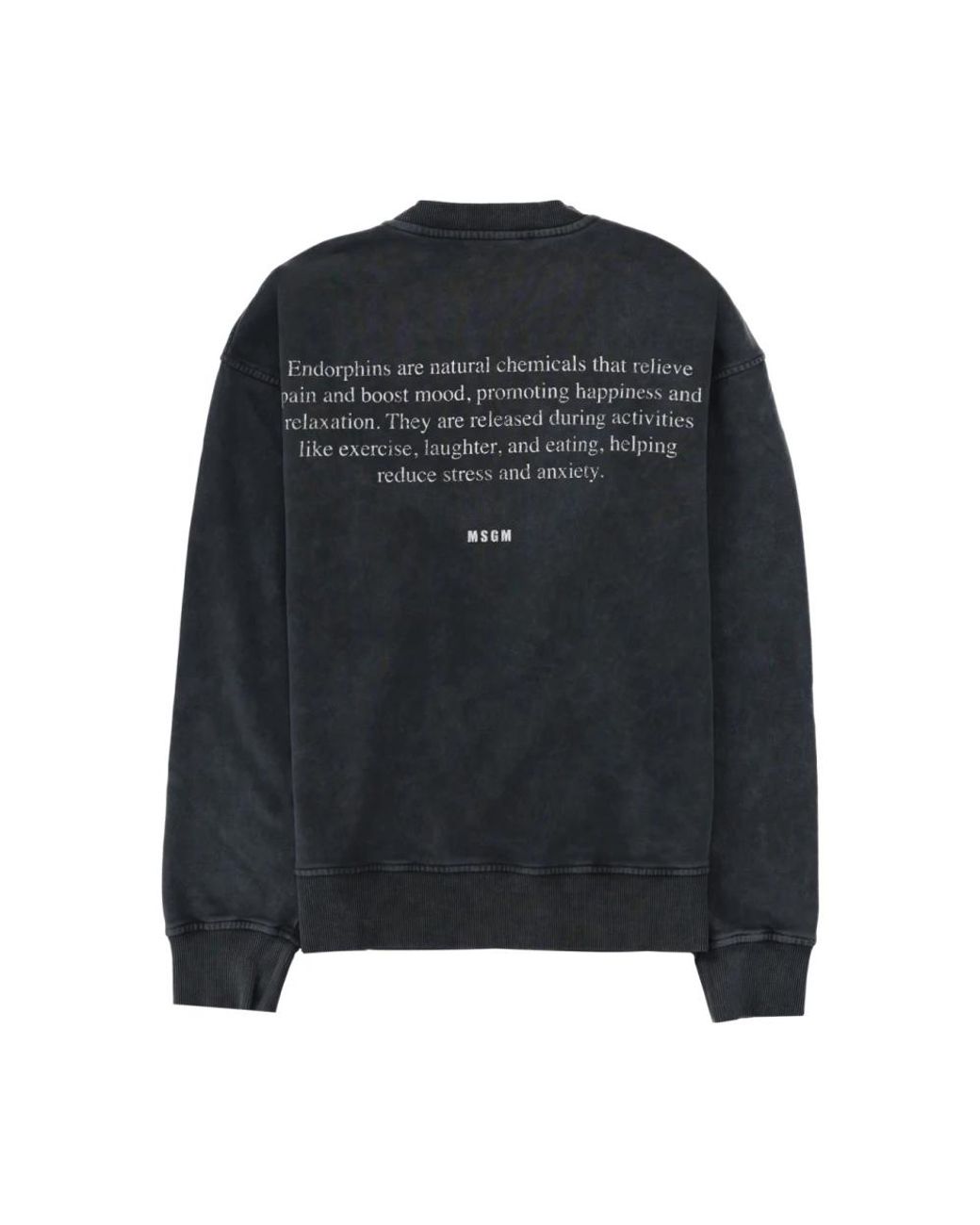 MSGM Black Sweatshirts for men