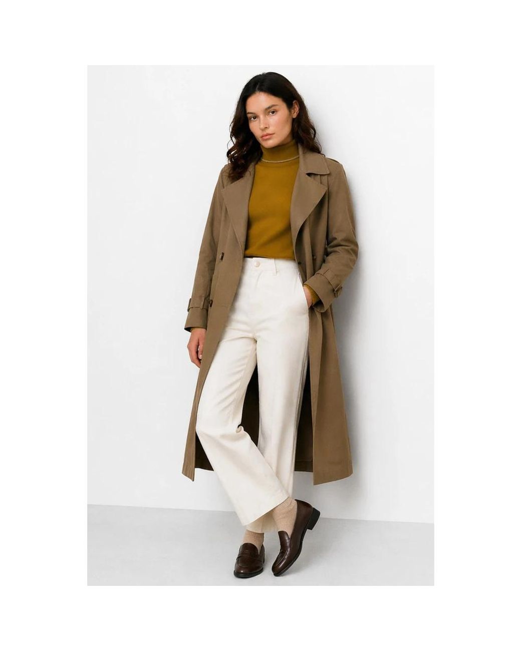 Kocca White Wide Trousers