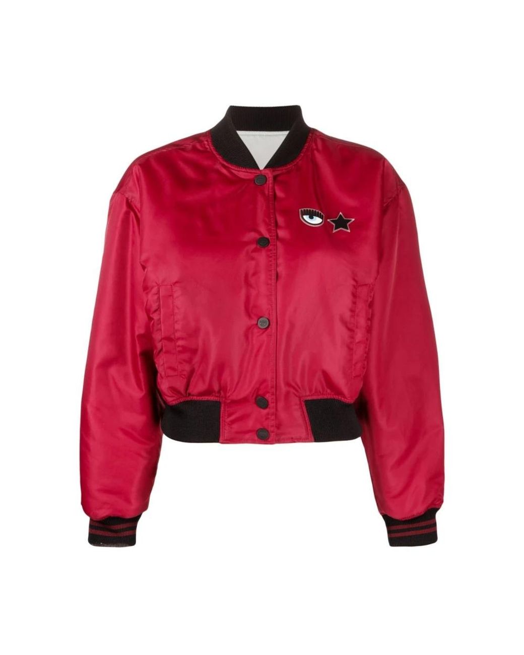 Chiara Ferragni Red Bomber Jackets