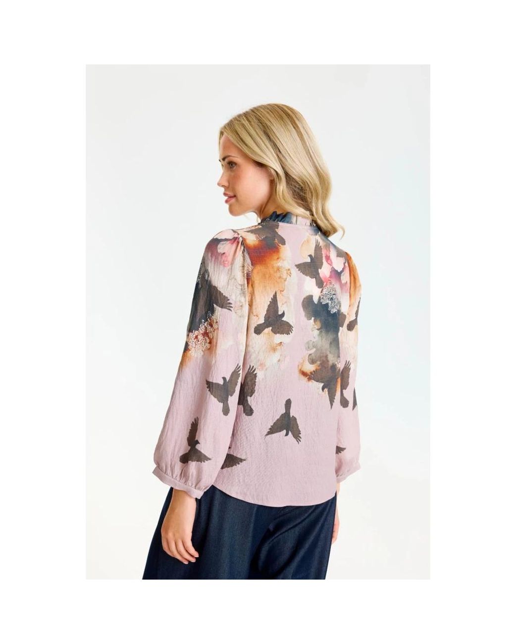 Blouses iN FRONT de color Pink