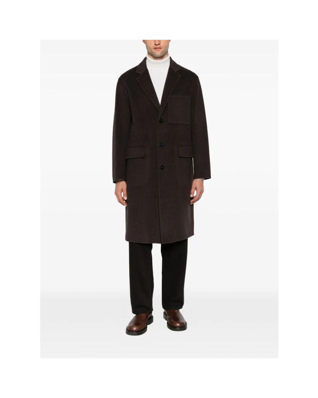 Single-Breasted Coats DUNO de hombre de color Black