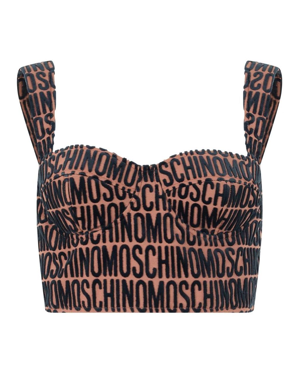Moschino Black Sleeveless Tops
