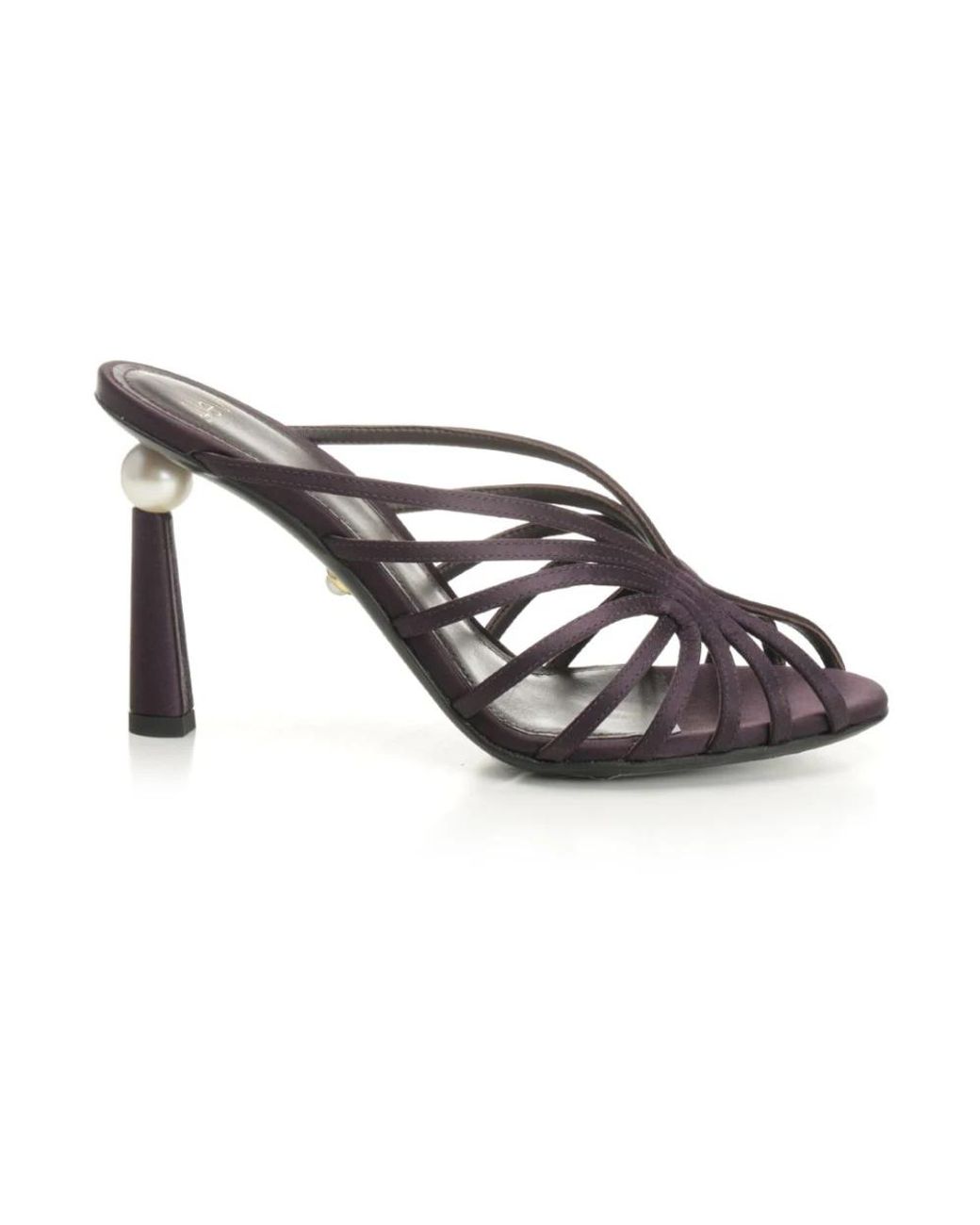 ALEVI Metallic Heeled Mules