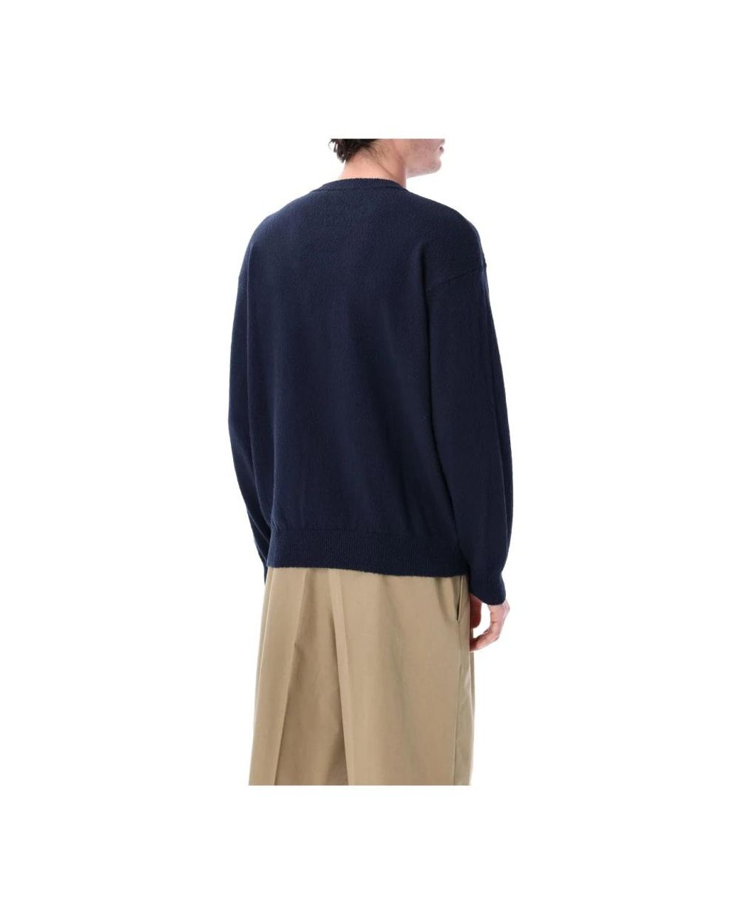 Roberto Collina Blue Round-Neck Knitwear for men