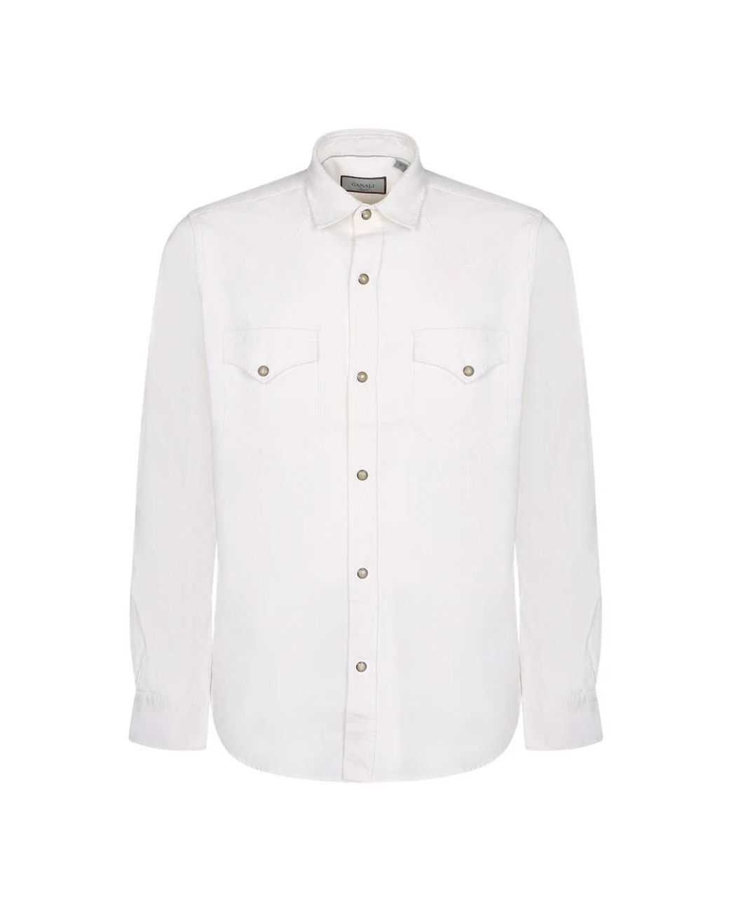 Canali White Casual Shirts for men