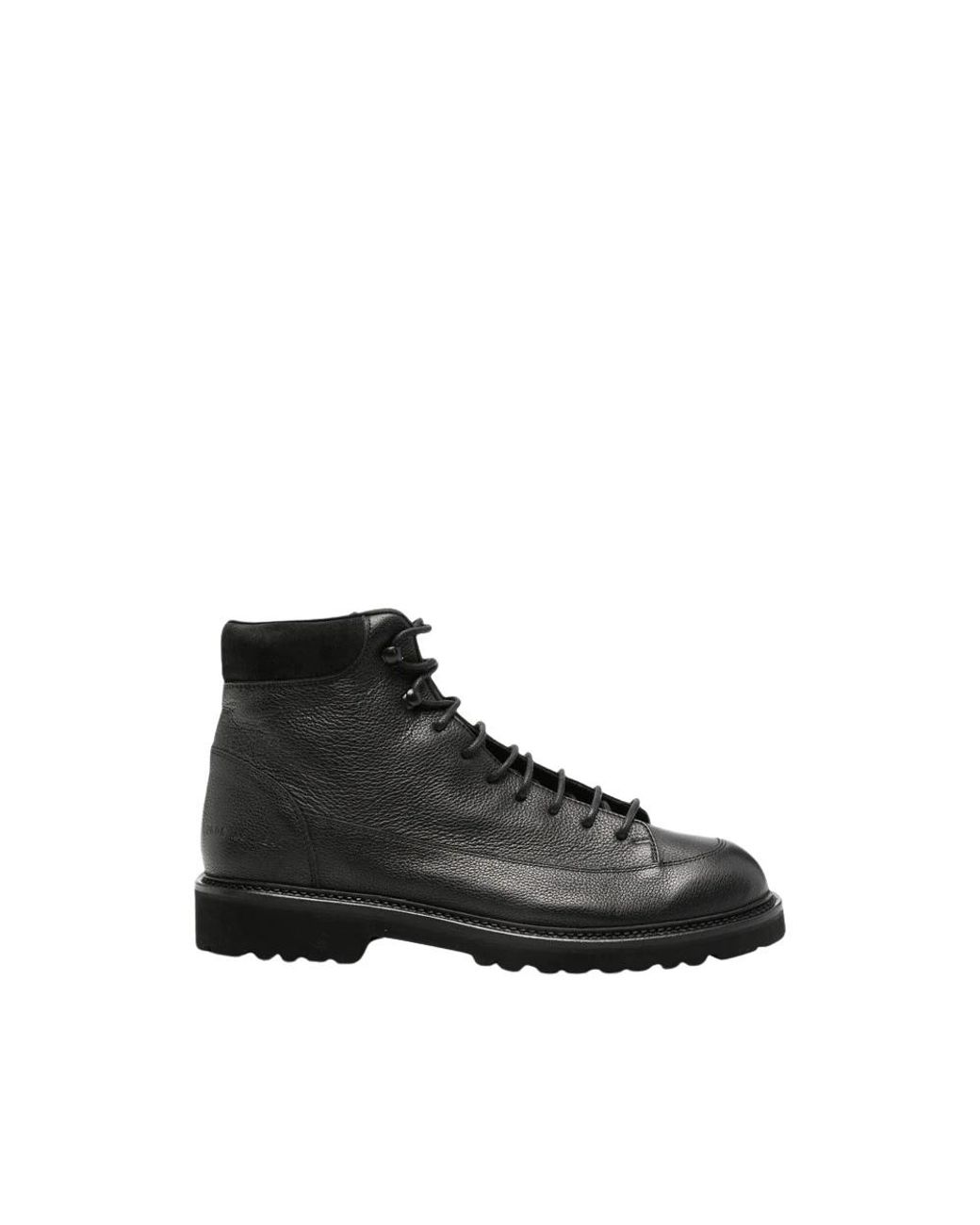 Common Projects Black Lace-Up Boots for men