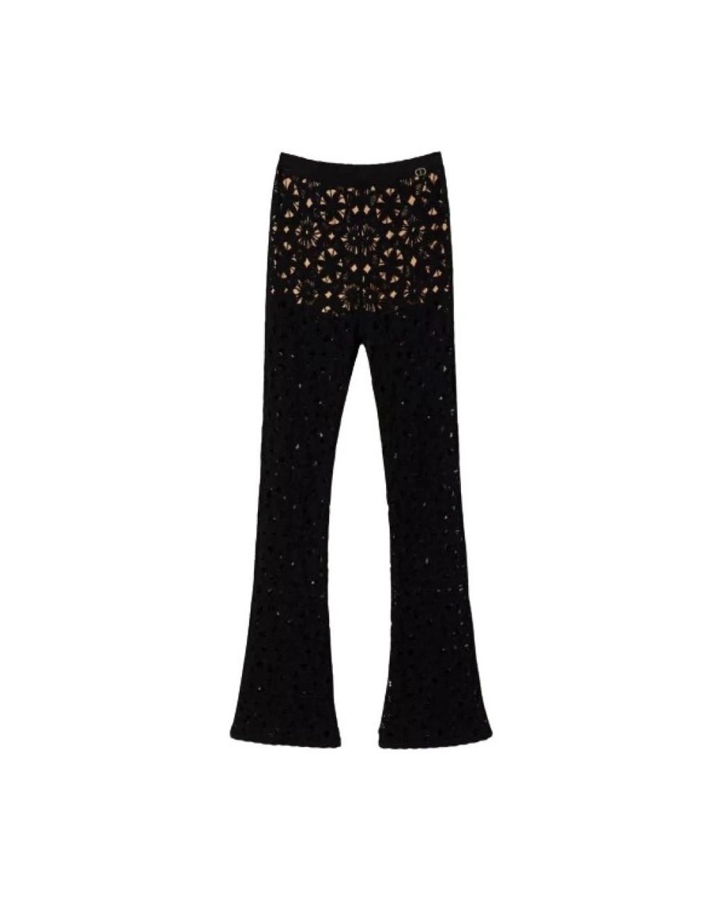 Twinset Black Wide Trousers